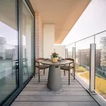 Uitzicht Luxe Dunes Met Terras Pool & Gym 아파트
